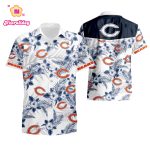 Chicago Bears Floral Hawaiian Shirt summer shirt