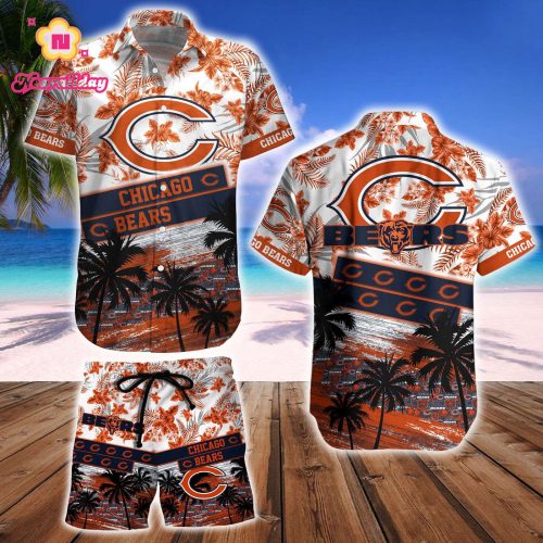 Chicago Bears Hawaiian Shirt And Beach Short – Gift for Men Women