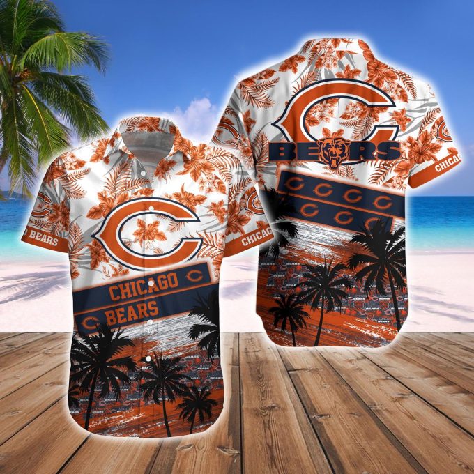 Chicago Bears Hawaiian Shirt And Beach Short – Gift for Men Women