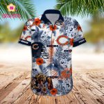 Chicago Bears Hawaiian Shirt Bears Tropical Forest Hawaiian Shirt Chicago Bears Hawaiian Shirt Bears Tropical Forest Hawaiian Shirt