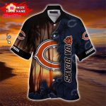 Chicago Bears Hawaiian Shirt Customize Your Name