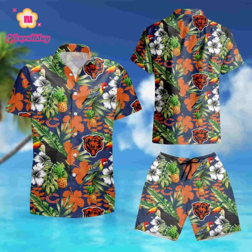 Chicago Bears Nfl Hawaiian Shirt summer shirt