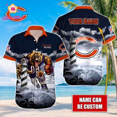 Chicago Bears NFL Printed Hawaiian Shirt Custom Gift
