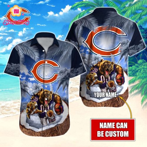 Chicago Bears NFL Printed Hawaiian Shirt Custom Gift