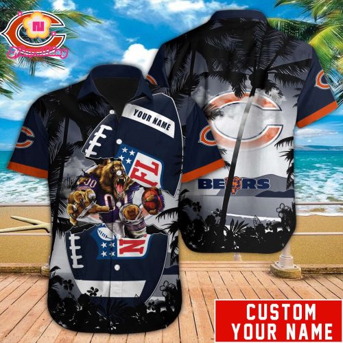 Chicago Bears NFL Printed Hawaiian Shirt Custom Gift