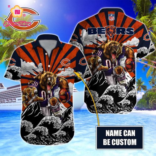 Chicago Bears NFL Printed Hawaiian Shirt Custom Gift