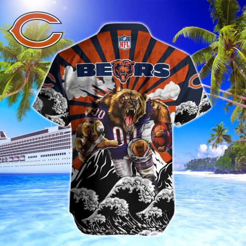 Chicago Bears NFL Printed Hawaiian Shirt Custom Gift