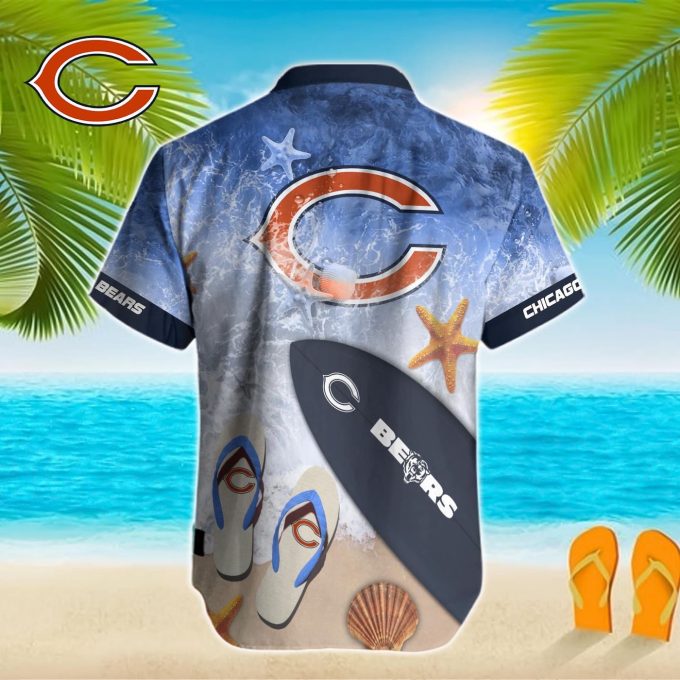 Chicago Bears NFL Printed Hawaiian Shirt Custom Gift