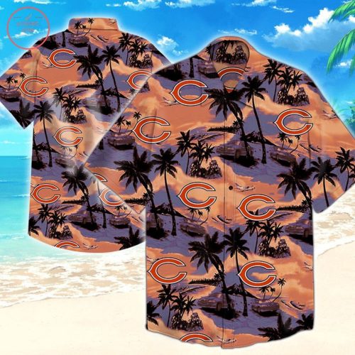 Chicago Bears Tommy Bahama Hawaiian Shirt Set for Men Women Kids