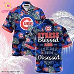 Chicago Cubs MLB Summer Beach Hawaiian Shirt – Stress-Free and Obsessed Fan Essential