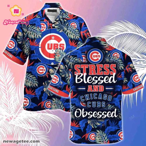 Chicago Cubs MLB Summer Beach Hawaiian Shirt – Stress-Free and Obsessed Fan Essential