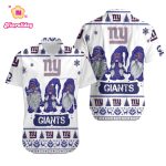 Christmas Gnomes New York Giants Ugly Sweatshirt Christmas Allover Print Hawaiian Shirt