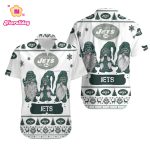 Christmas Gnomes New York Jets Ugly Sweatshirt Christmas Allover Print Hawaiian Shirt