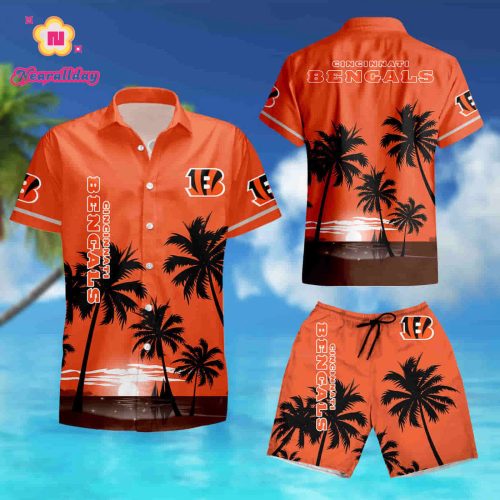 Cincinnati Bengals Coconut Night moon Hawaiian Shirt summer shirt