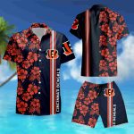 Cincinnati Bengals Floral Fashion Hawaiian Shirt 1 summer shirt