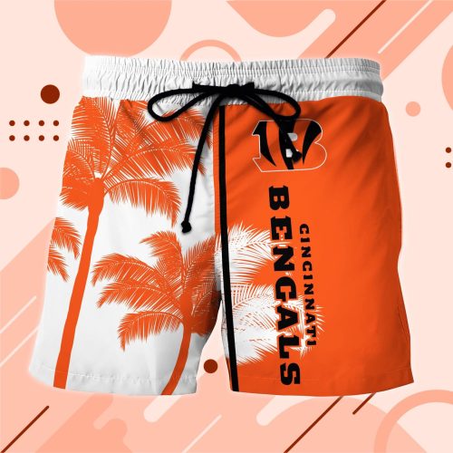 Cincinnati Bengals Hawaii Shirt Men Short Custom  NFL Gift