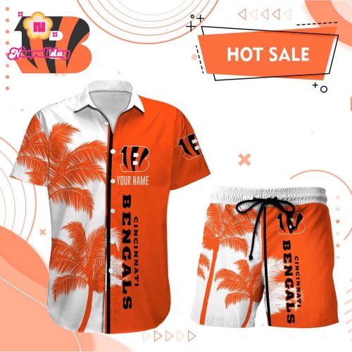 Cincinnati Bengals Hawaii Shirt Men Short Custom  NFL Gift