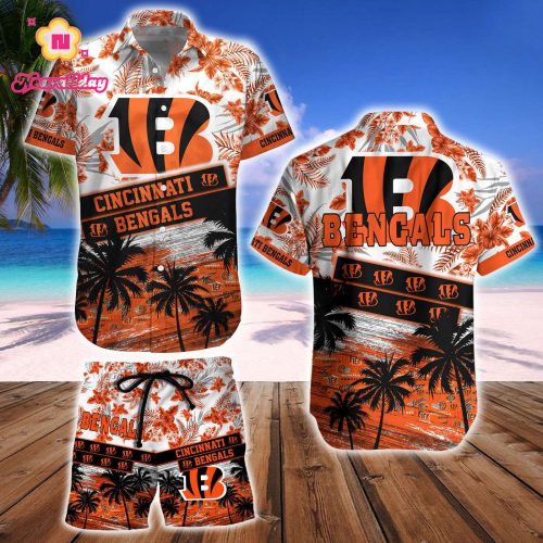 Cincinnati Bengals Hawaiian Shirt And Beach Short – Gift for Men Women