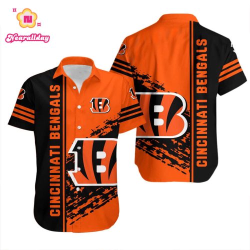 Cincinnati Bengals Hawaiian Shirt Quarter Style – NFL