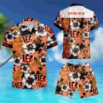 Cincinnati Bengals Hawaiian Shirt Tropical Flower summer shirt