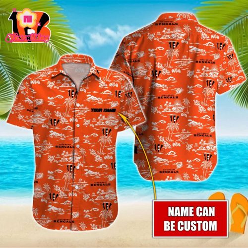 Cincinnati Bengals NFL Printed Hawaiian Shirt Custom Gift