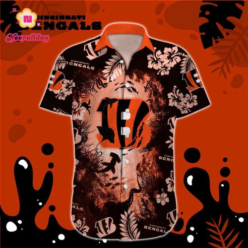 Cincinnati Bengals NFL Printed Hawaiian Shirt Custom Gift
