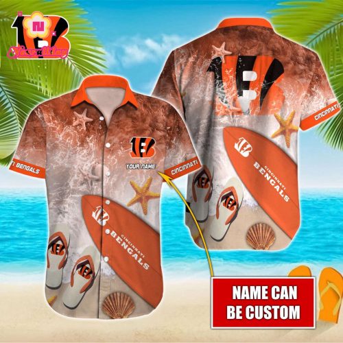 Cincinnati Bengals NFL Printed Hawaiian Shirt Custom Gift