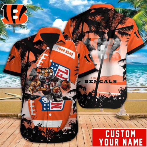 Cincinnati Bengals NFL Printed Hawaiian Shirt Custom Gift