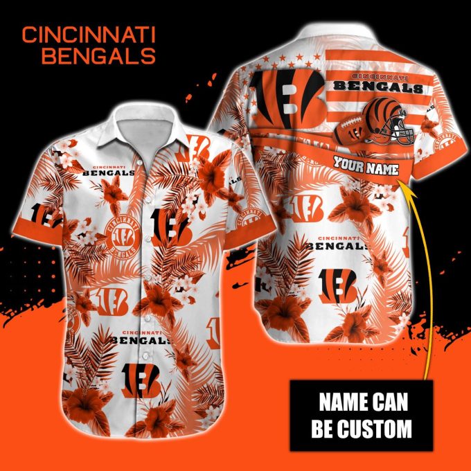 Cincinnati Bengals NFL Printed Hawaiian Shirt Custom Gift
