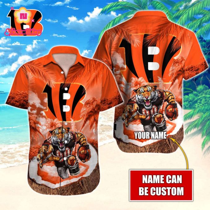 Cincinnati Bengals NFL Printed Hawaiian Shirt Custom Gift