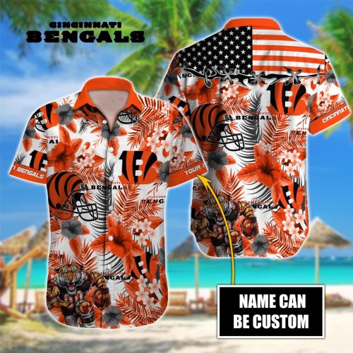 Cincinnati Bengals NFL Printed Hawaiian Shirt Custom Gift