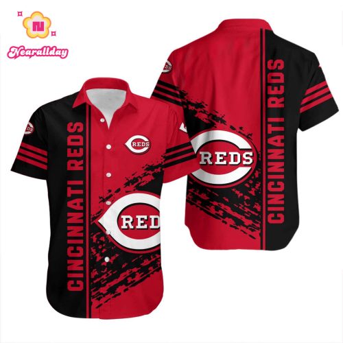Cincinnati Reds MLB Hawaiian Shirt - Quarter Style Official Merchandise