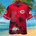 Cincinnati Reds Tropical Aloha Hawaiian Shirt Set for Men Women Kids – MTE09