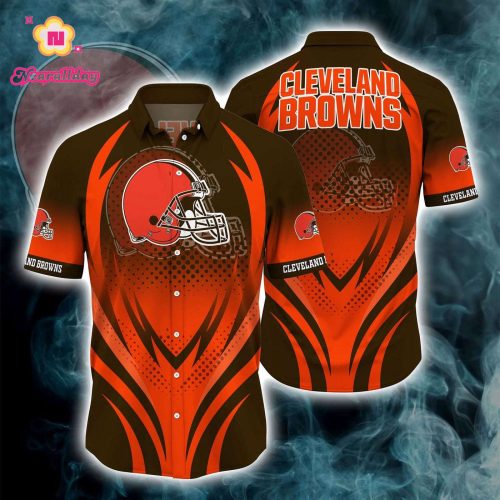 Cleveland Browns Button Down Shirt 3D Print GiftFS