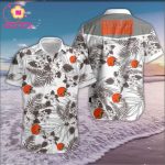 Cleveland Browns Floral Hawaiian Shirt Set for Men Women Kids