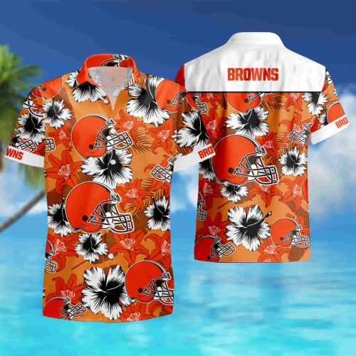 Cleveland Browns Hawaiian Aloha Shirt summer shirt
