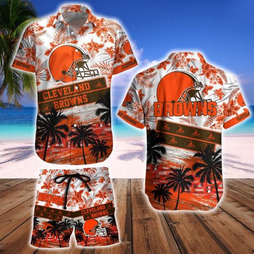 Cleveland Browns Hawaiian Shirt And Beach Short – Gift for Men Women