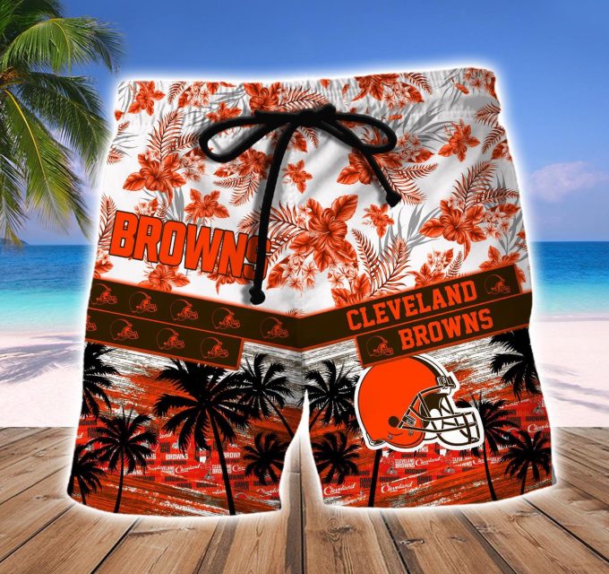 Cleveland Browns Hawaiian Shirt And Beach Short – Gift for Men Women