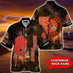 Cleveland Browns Hawaiian Shirt Customize Your Name Cleveland Browns Hawaiian Shirt Customize Your Name