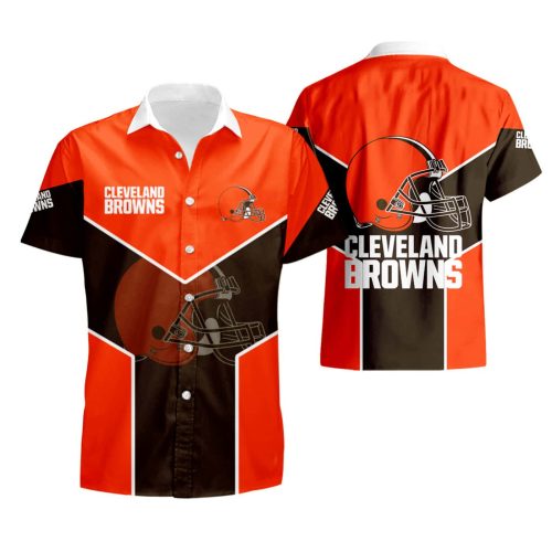 Cleveland Browns Logo Summer1 Hawaiian Shirt summer shirt