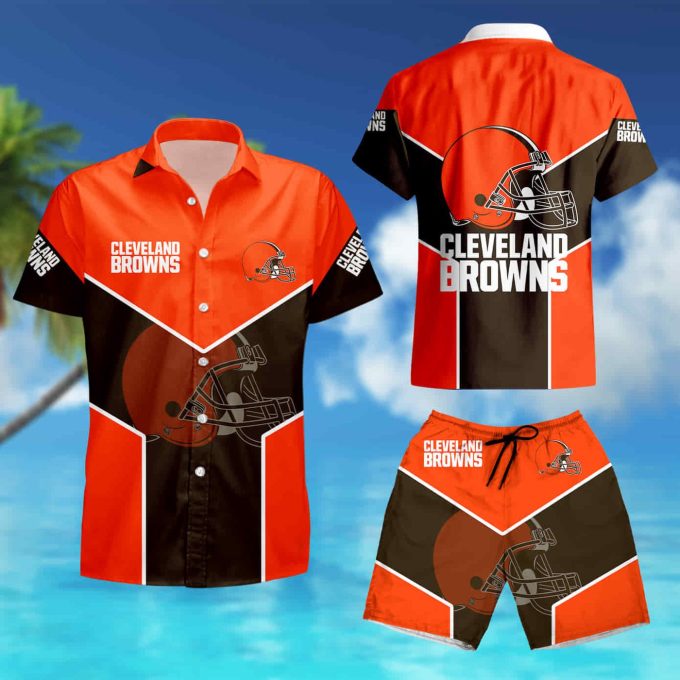 Cleveland Browns Logo Summer1 Hawaiian Shirt summer shirt