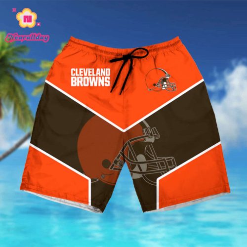 Cleveland Browns Logo Summer1 Hawaiian Shirt summer shirt