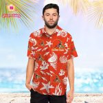 Cleveland Browns Name Personalized Short Sleeve Button Up Tropical Aloha Hawaiian Shirt Set for Men Women Kids