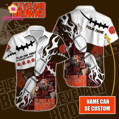 Cleveland Browns NFL Printed Hawaiian Shirt Custom Gift