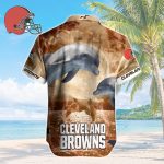 Cleveland Browns NFL Printed Hawaiian Shirt Custom Gift