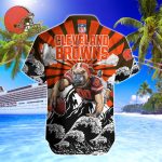 Cleveland Browns NFL Printed Hawaiian Shirt Custom Gift