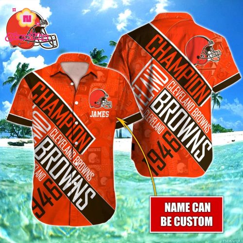 Cleveland Browns NFLHawaiian shirt Custom Gift