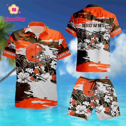 Cleveland Browns Pesonalized Hawaii Shirt Short Style Hot Trending Summer summer shirt