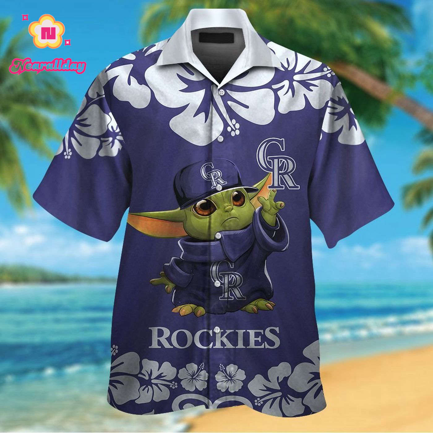 Colorado Rockies Baby Yoda Tropical Aloha Hawaiian Shirt Set – Men Women Kids Colorado Rockies Baby Yoda Tropical Aloha Hawaiian Shirt Set – Men Women Kids