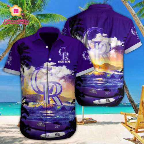 Custom Colorado Rockies MLB Hawaii Shirt - Officially Licensed and Unique